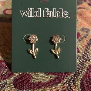 Wild Fable Gold Floral Earrings